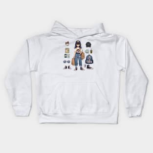 I am Otaku Kids Hoodie